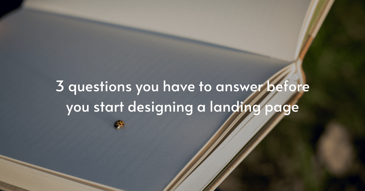 I am sure that for many of you, if you’ve ever tried to design a landing page before, you’ve wondered… “How do I even begin?” You have questions like: What information to include? How much information to include? In what order should I put the information? How do I structure the page? How many buttons/images/copy do I need? And many more… Usually there is an easy answer to all that: You go to a competitor’s website that you intuitively like and steal everything. You just change colors/ texts and images. And you’re good. No alt text provided for this image Not exactly a scientific way to do this, but yes, it ...could work. There are 2 problems though You don’t know if it converts: You might intuitively like the page you’re copying, but do you actually know that it converts? No you don’t. But even if you KNOW that it does, guess what... Context matters: The fact that the page converts does not mean that YOUR page will. So, what you should do is start with 3 very basic questions: Who are you communicating with? In other words, “what is your target audience and what do they know about your offering?” This is an important distinction, because this information will determine what information you should focus on, how you should structure that information and how long your page should be The 4 audience categories are the following: Problem aware: Aware they have a problem but don’t know that there is a solution Solution aware: Aware that there is a solution, but they aren’t familiar with yours Product aware: Aware of your product/offer, but don’t know if it is right for them Most aware: Aware of your product/offer/brand and they know they want it Would you build the same landing page for the 1st category and for the 4th? Apparently not. For the “problem-aware” audience, you’d want to start your page by addressing the problem, because at this point THIS is what they are all interested in. After connecting with them by describing the problem they’re facing, you’d want to hint to the solution. After that you could argue about why YOUR solution is the best. And finally, hard-sell your offering with a compelling call-to-action button/form. The page also, should be pretty long. The purpose of the page is to educate first and then to sell. No alt text provided for this image Now, for the “most aware” audience, things are dramatically different. Do you need to educate them? Do you need to tell them about their problem? You could. But you’d be shooting yourself in the foot. These people know you and your product, and they’re actively searching to purchase them now. What you need it to just make it easy for them. In that case you’d want a short landing page that gets straight to the point, talks about your product, removes all clutter and communicates trust. What do you want them to do? Do you want them to download a free app, or you want them to buy a $5,000 technical product? Hm… You see where I’m getting at. In these 2 cases do we need the same type of arguments and content? The same amount of persuasiveness? Do we need to demonstrate the same amount of trust? Of course the landing pages for these products will be completely different. Why? It has to do with the complexity of the product, the resources (money/effort) needed to obtain it and the risk you’ll be taking by purchasing it. As a rule of thumb, the more you have of these, the longer your landing page should be. No alt text provided for this image In much simpler words, when you invest in a product (your time, your money, your knowledge) you need to know much more about it before buying. Where Is the traffic coming from? Finally, you have to take into consideration something equally important: The traffic source. The people who are landing on your page came in for a reason. If they don’t find answers for that reason, they’ll bounce. Let’s see some potential traffic sources. What would you expect the landing page experience to be? Banner ad in a website: When people click on banner ads they may have no previous awareness about your business. They just see a tiny banner with a bold promise.A banner, because of its nature, cannot give much information or context to the user. That means that your page will probably have to do that, as well as deliver on the exact promise of the ad. Google search results: People coming through Google Search are usually problem-aware or even product-aware. You should first take that into consideration. Now, I search in Google for “team management software”. I get an ad that says “Jira® | Improve Team Performance | atlassian.com‎ - Measure performance, report effectively, & get insights. Start a trial today.” I click. The landing page is the pricing page, which has only a pricing table with features. Rhetorical question: Did I expect that result? Did the landing page “deliver” on the ad promise? Newsletter: If people came from your newsletter, it might not be of any use driving them to a landing page that introduces your brand, because...ummm… they already know it. Also much of the marketing message and context was delivered via the email they received. So, you can be much bolder and direct. These people are already hot and ready to buy. Make it easy for them by adding bold “call-to-actions” The next steps Now that you have this information, you hopefully know what and how much information to include. You also know what are the most important pieces of information to emphasize and focus on, visually. At this point I would still urge you not to look at other landing pages, or templates for inspiration, but to try to conceptualize the first draft of your landing page, based on this information alone. See if that helps. The very simple tips on that article can take you a long way, even though they are only the first step in developing a solid landing page that converts.